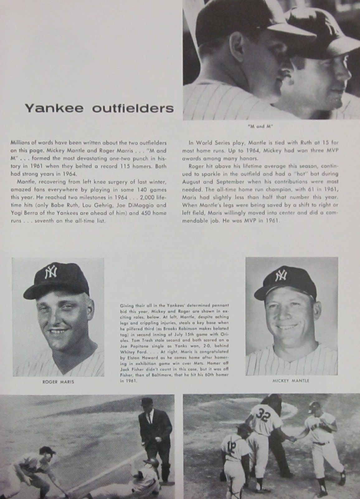 1964 World Series Program  New York Yankees vs St. Louis Cardinals