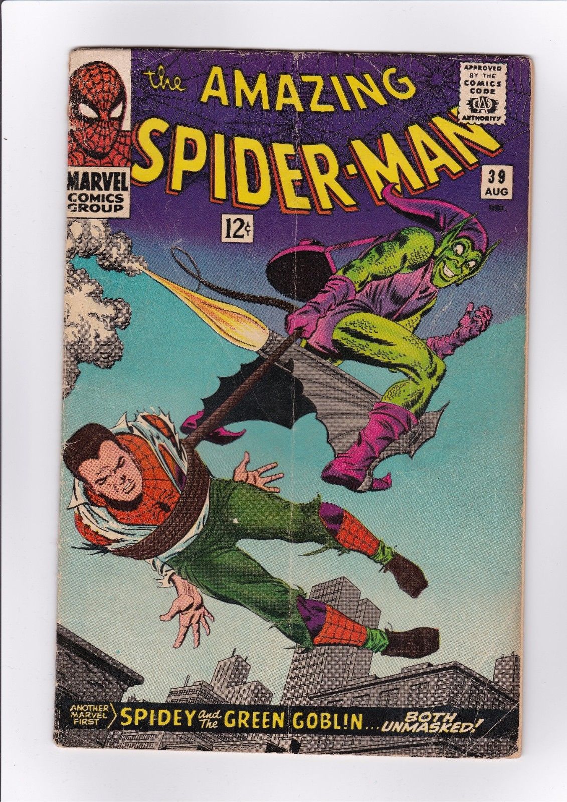 The Amazing Spider-Man #39 (W Marvel W) VG! HIGH RES SCANS!