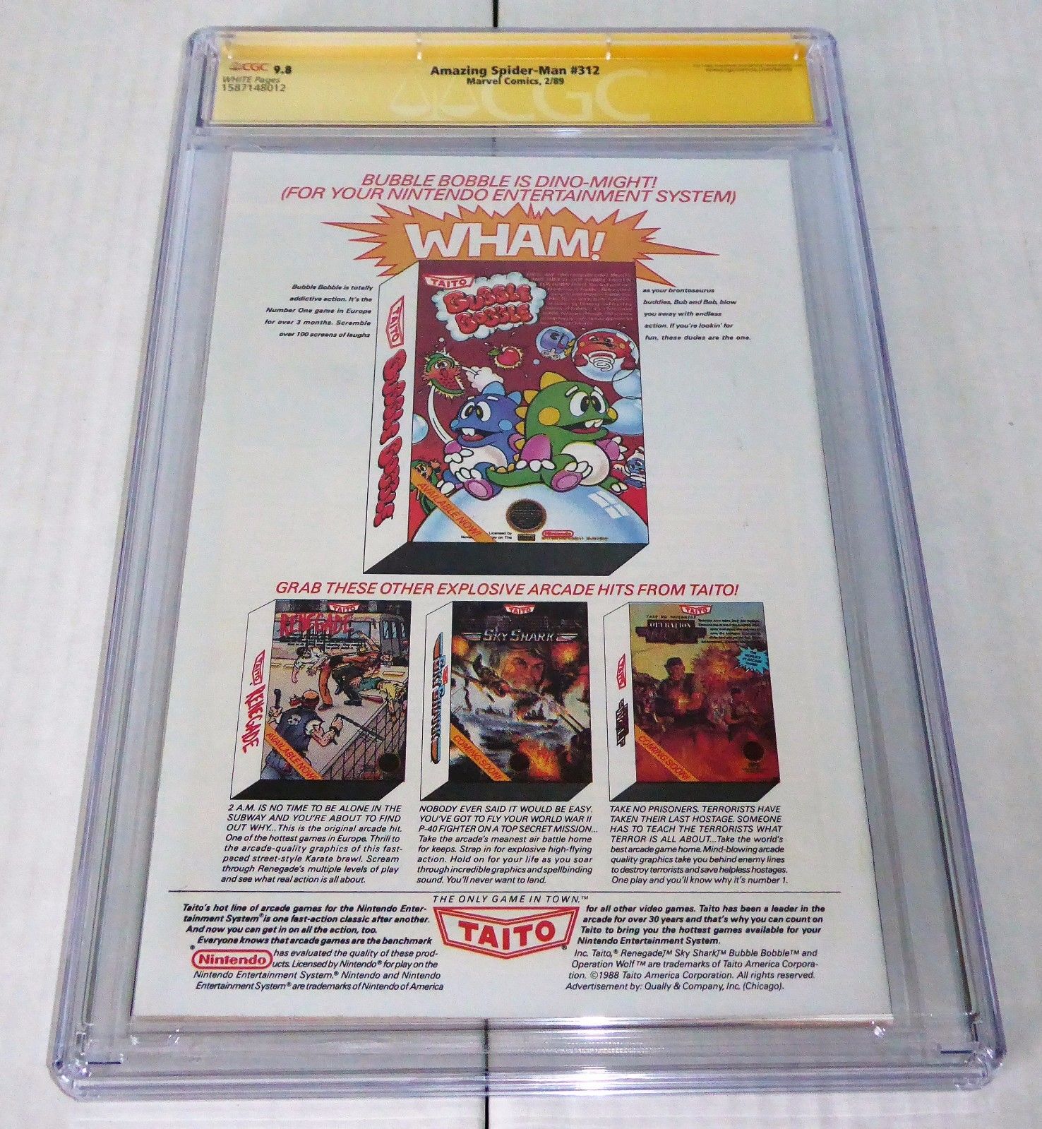 Amazing Spider-Man #312 Dual Signature CGC SS 9.8 TODD MCFARLANE & STAN LEE Book