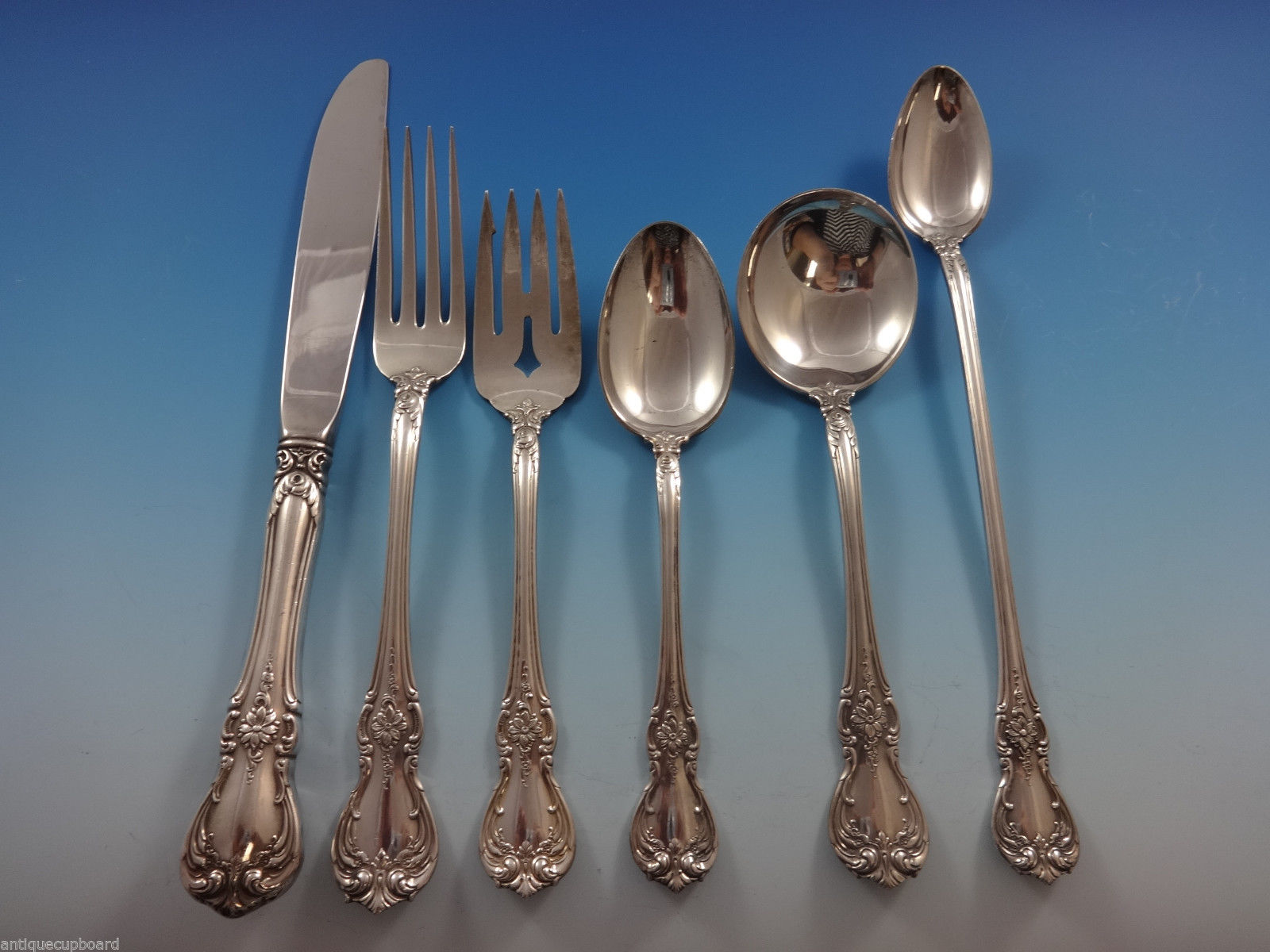 Old Master by Towle Sterling Silver Flatware Set For 8 Service 50 Pieces