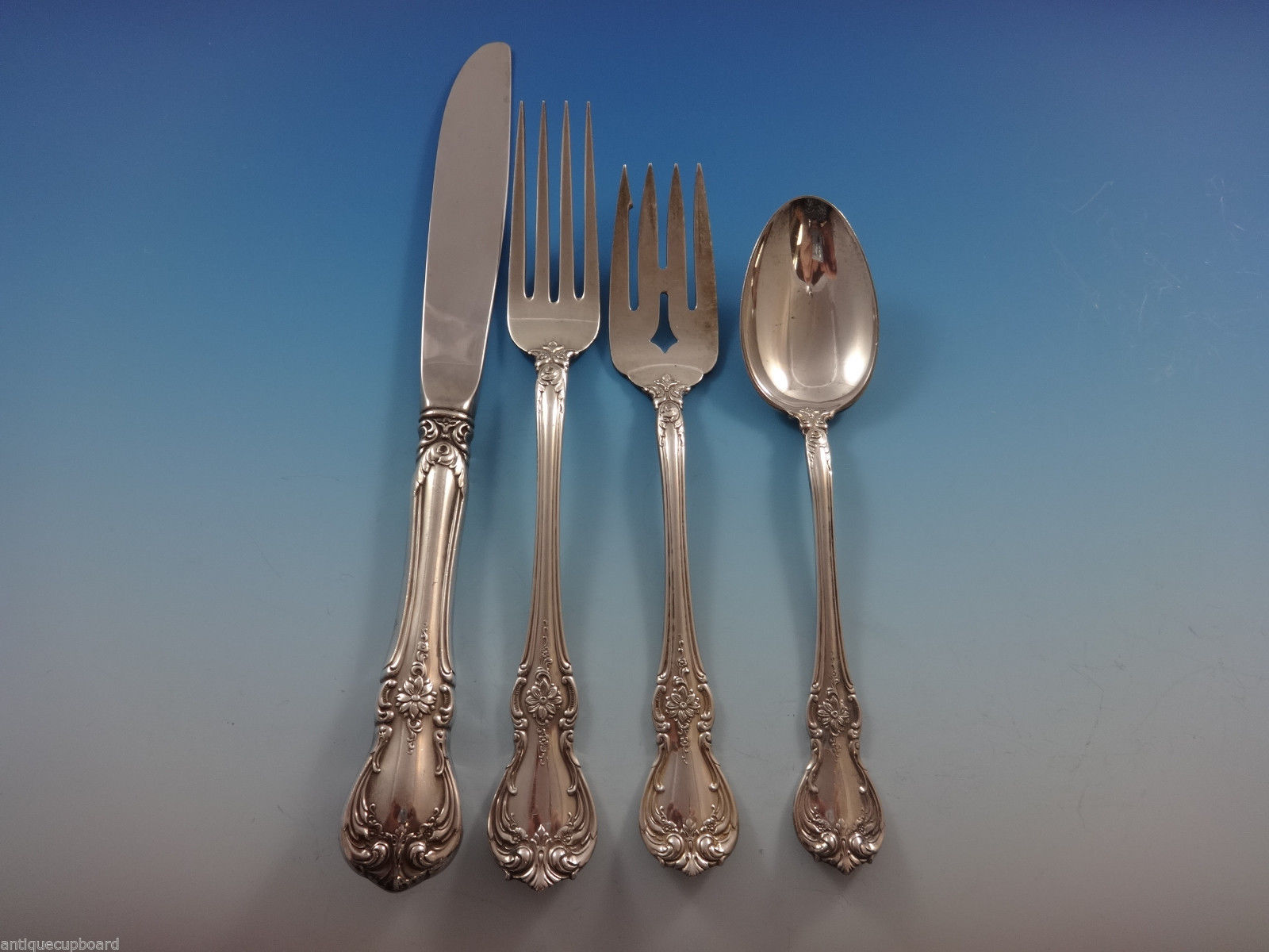 Old Master by Towle Sterling Silver Flatware Set For 8 Service 50 Pieces