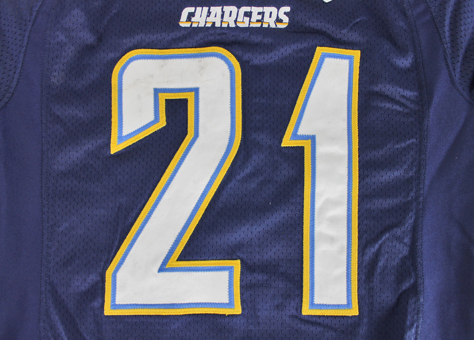 Chargers Ladanian Tomlinson 1/17/10 Playoffs vs Jets Game Used Uniform w/ LOA