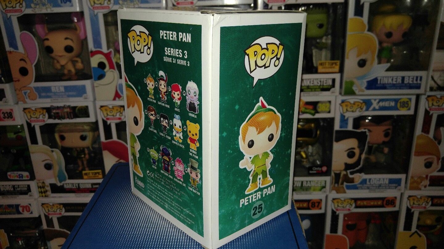 Funko Pop Disney PETER PAN Vinyl Figure 25 RARE RETIRED VAULTED