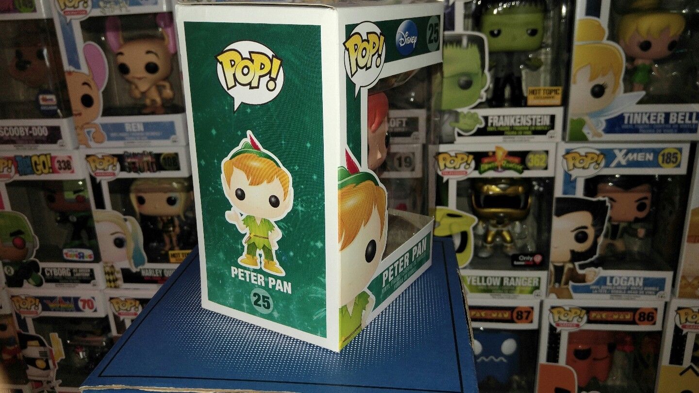 Funko Pop Disney PETER PAN Vinyl Figure 25 RARE RETIRED VAULTED