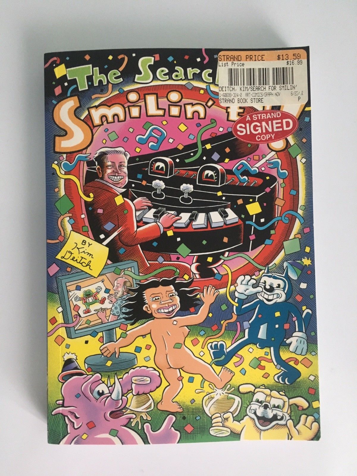 The Search for Smilin' Ed! SIGNED by Kim Deitch (April 2010 Fantagraphics Books)