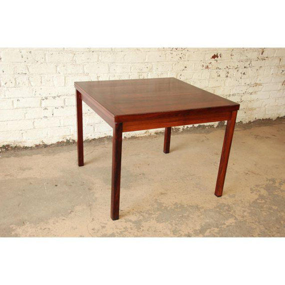 Danish Modern Rosewood Extension Dining Table