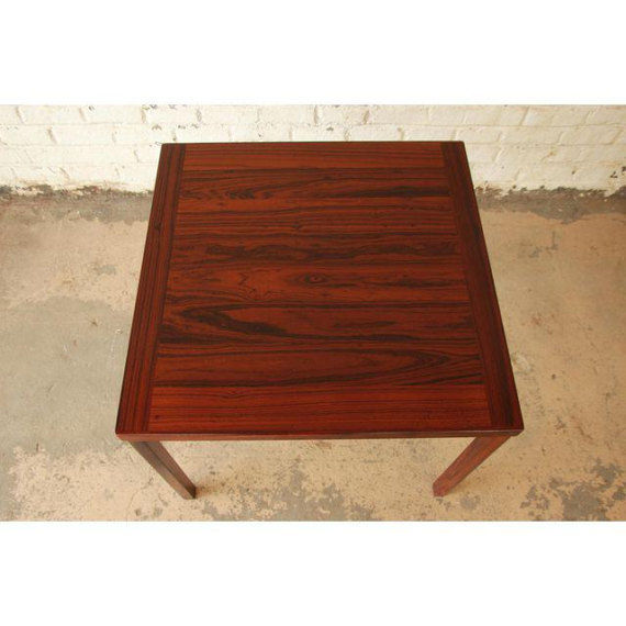 Danish Modern Rosewood Extension Dining Table