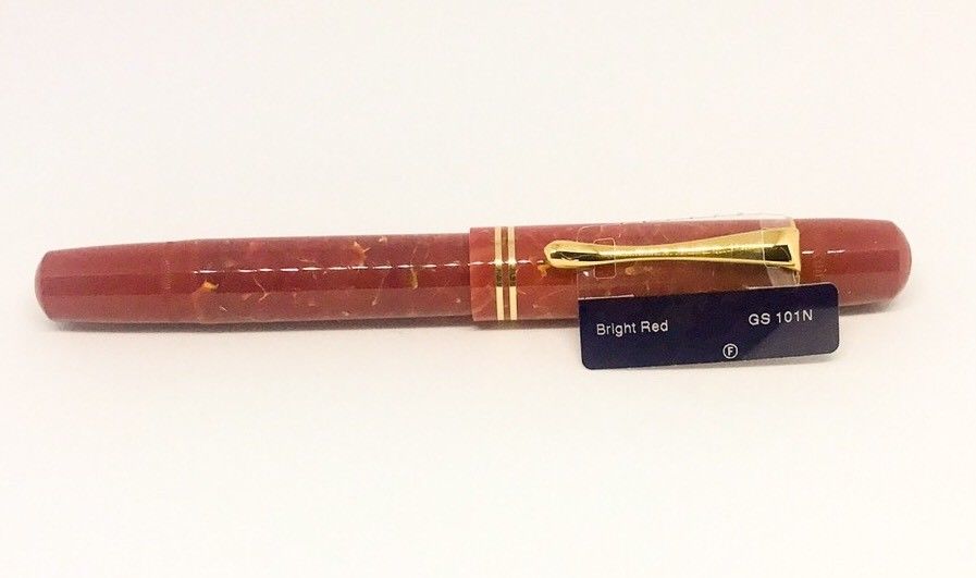 Pelikan M101N Bright Red Fountain Pen (F) Gift Set