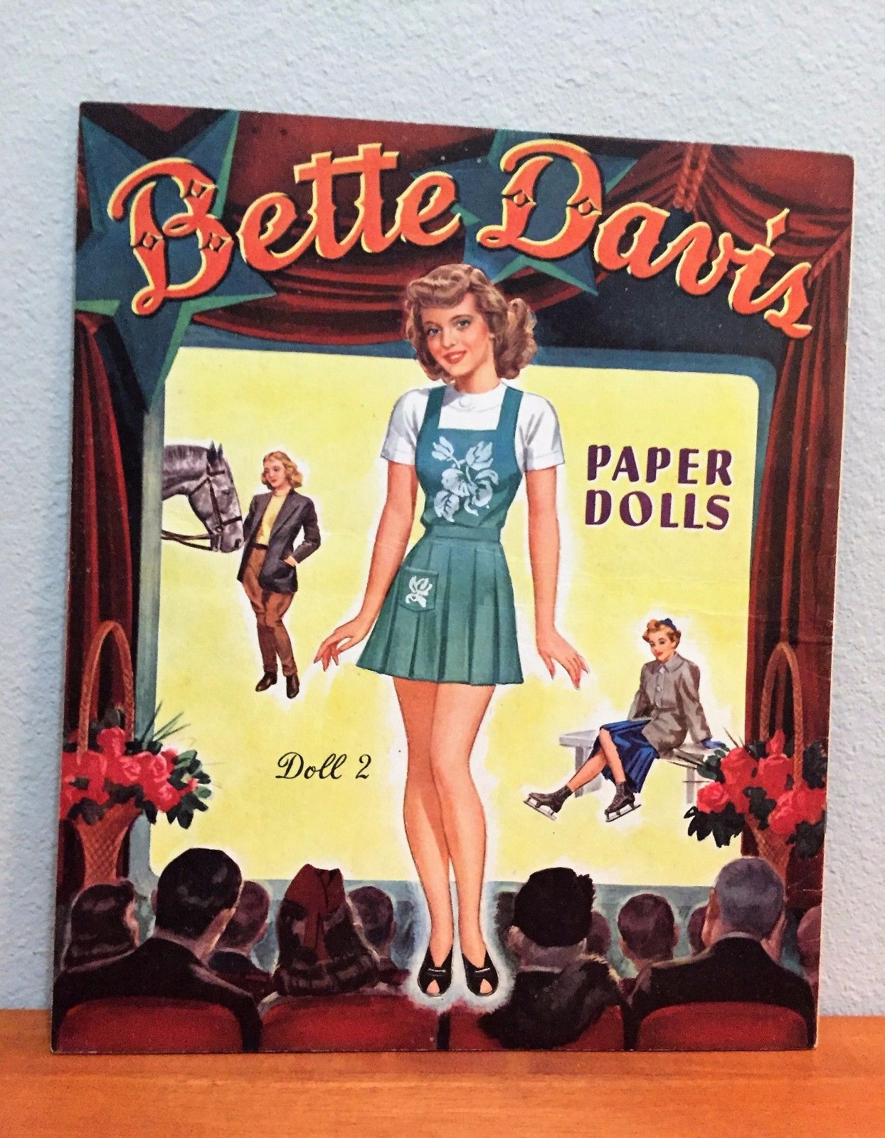 ORIGINAL 1942 Bette Davis - Paper Doll Book UNCUT