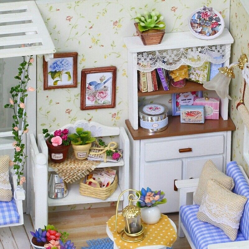 Doll House DIY Room With Furniture 1:24 scale