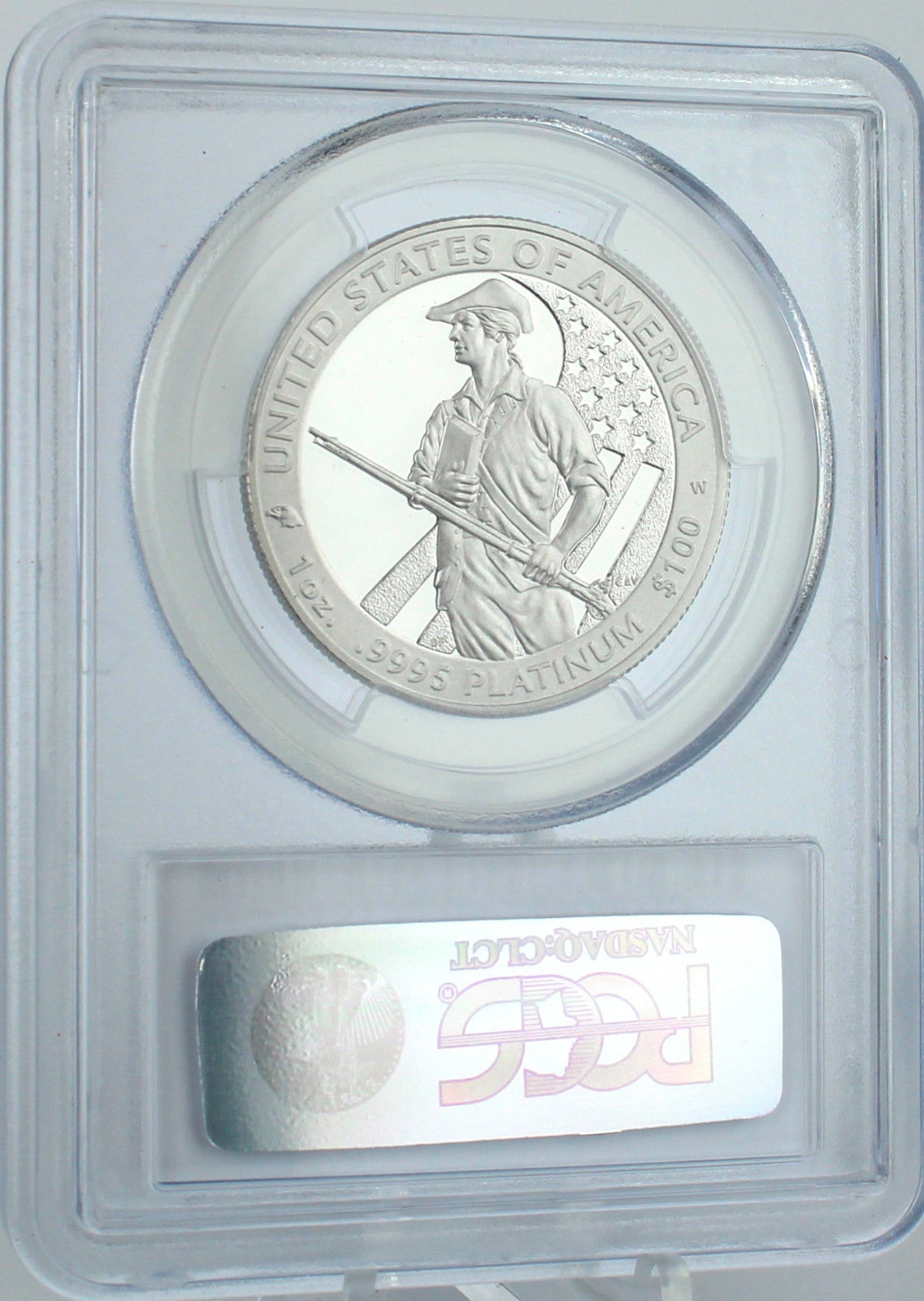 2012W $100 American Eagle Statue of Liberty 1 oz Platinum Proof Coin PCGS PR69DC