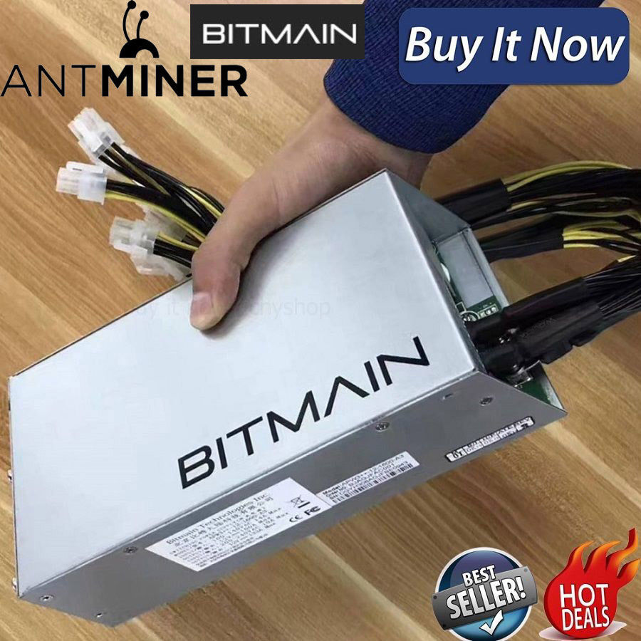 Antminer Bitmain 1600w PSU S5 S7 S9 Power Supply Bitcoin APW3+-12-1600-A3 Miner