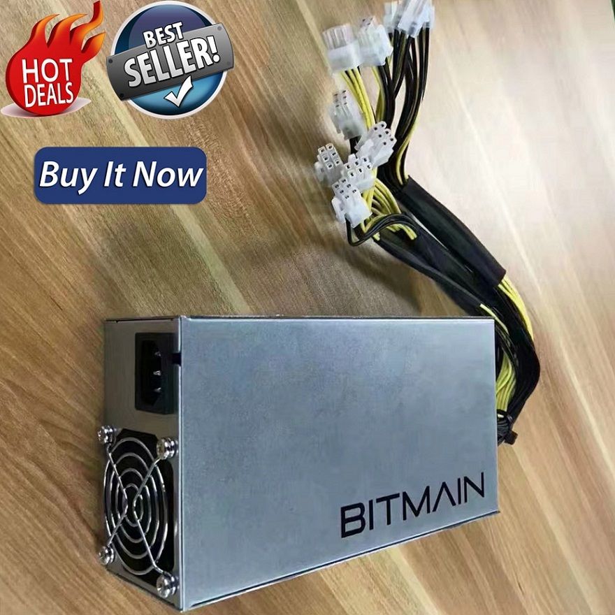 Antminer Bitmain 1600w PSU S5 S7 S9 Power Supply Bitcoin APW3+-12-1600-A3 Miner