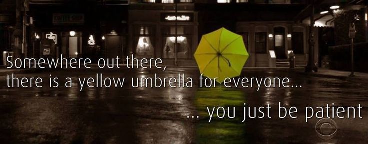 Yellow Umbrella as featured on the How I Met Your Mother TV Series