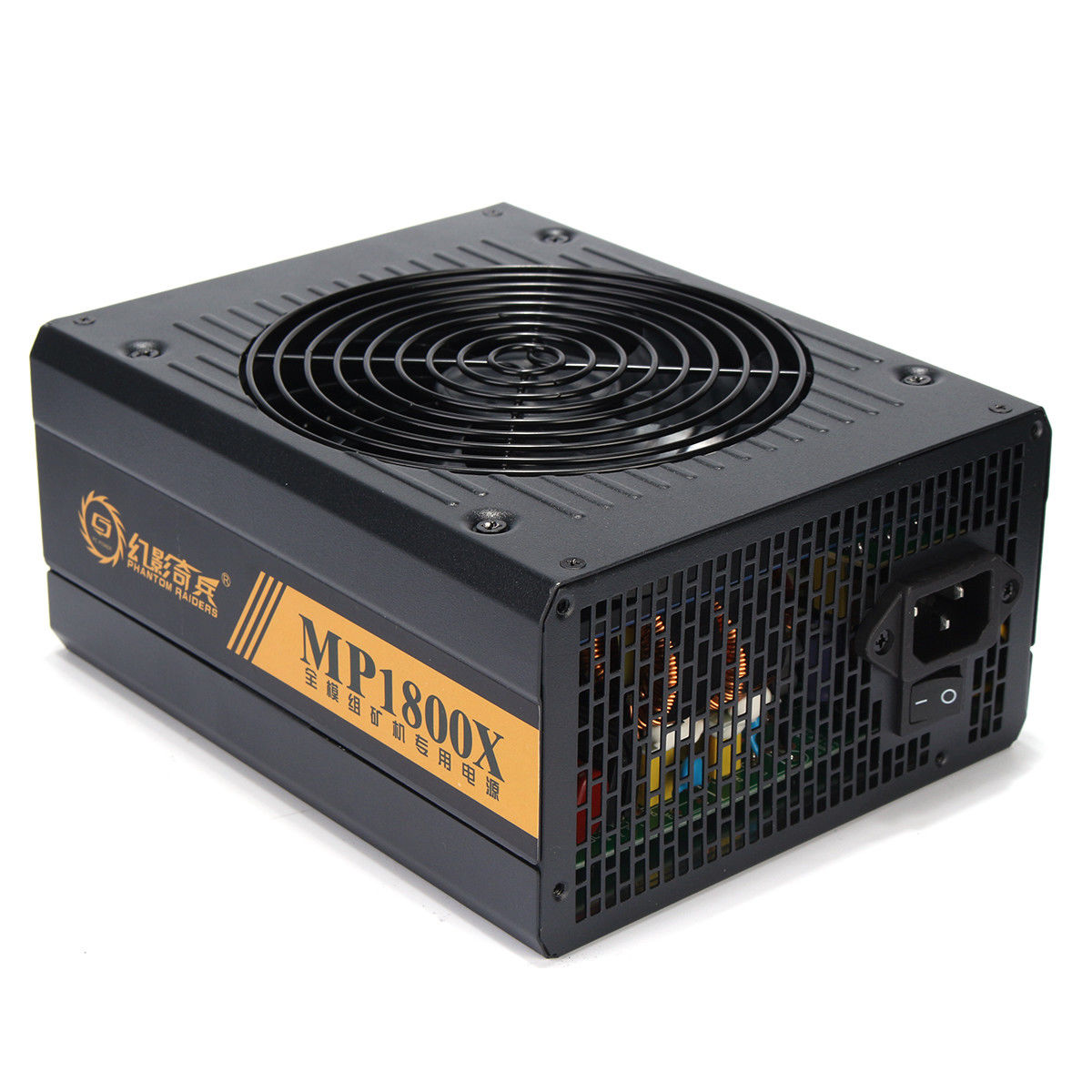 1600W Fuente Alimentación Power Supply Para 6 GPU Rig Ethereum Mining A7 S7 S9