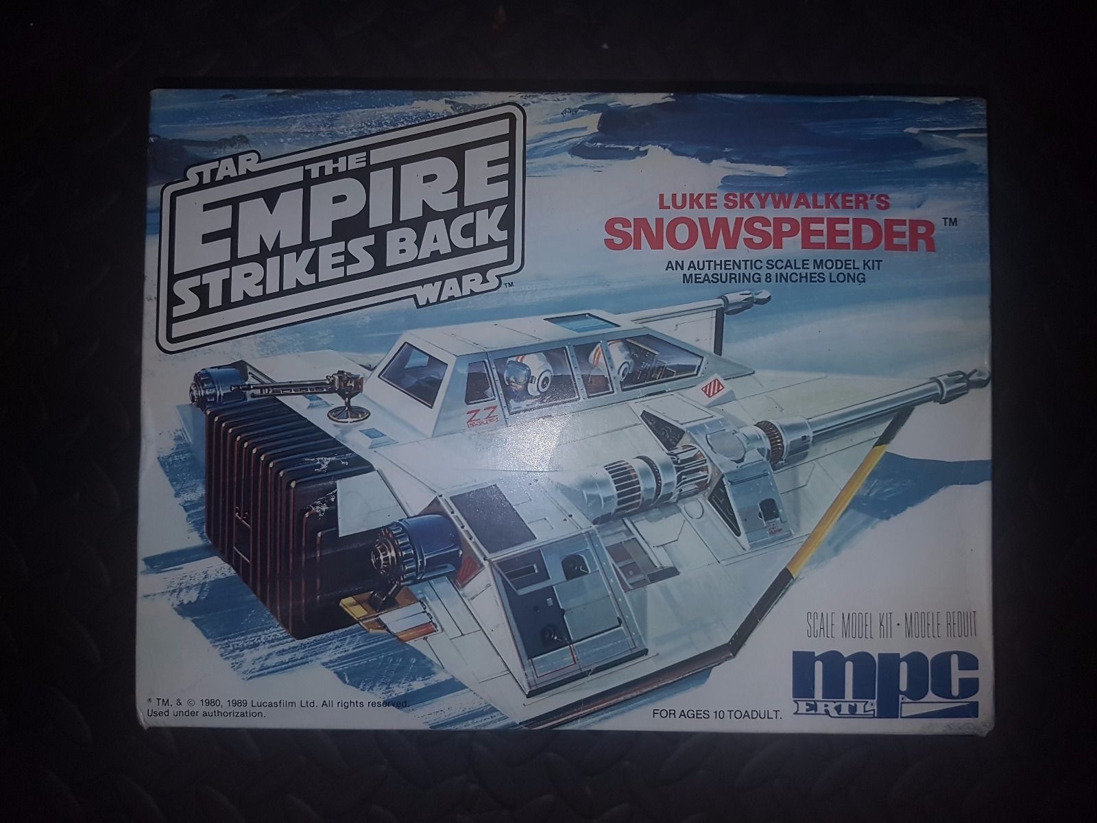 Vintage MPC ERTL Star Wars Luke Skywalker's Snowspeeder The Empire Strikes Back