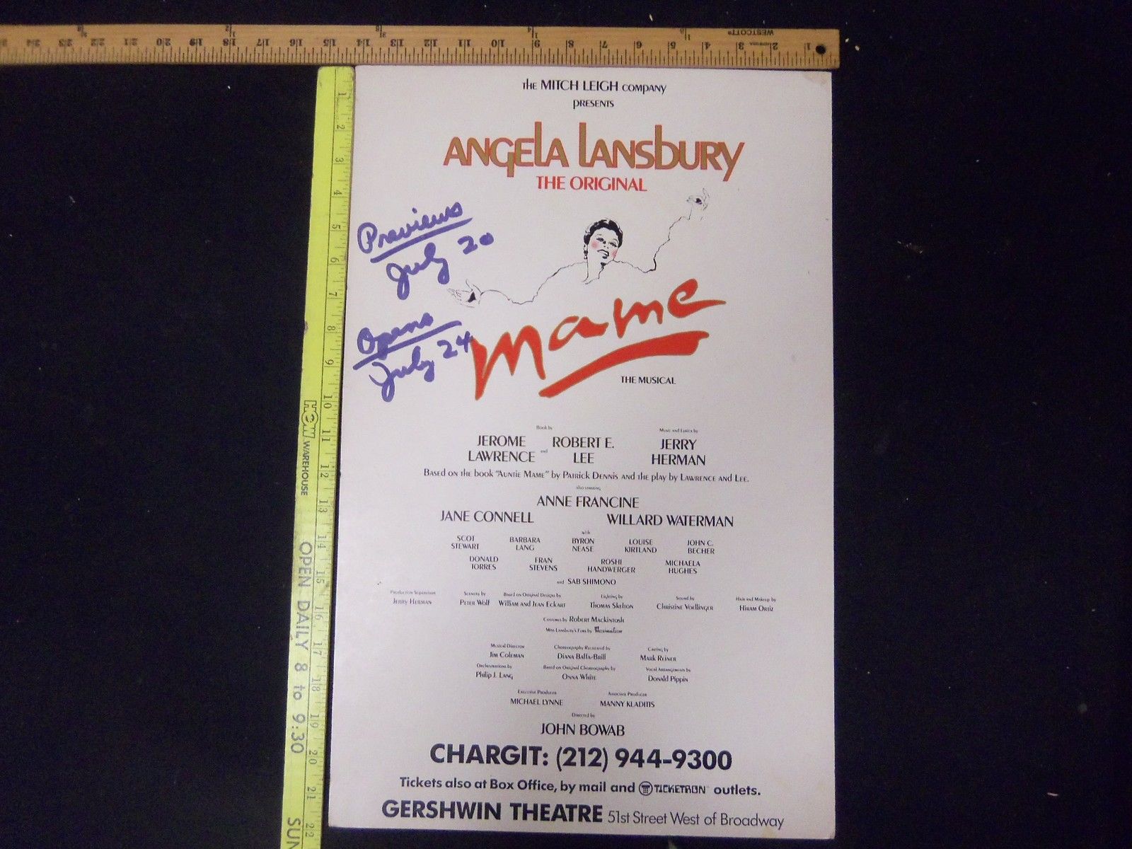 ANGELY LANDSBURY MAME & GYPSY THEATRE POSTERS - LOT OF 3 - P 273