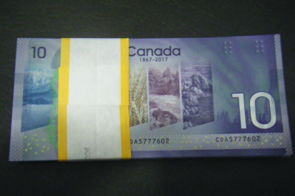 Canada 150th Anniversary $10 GEM UNC new polymer paper money Bank Note bill