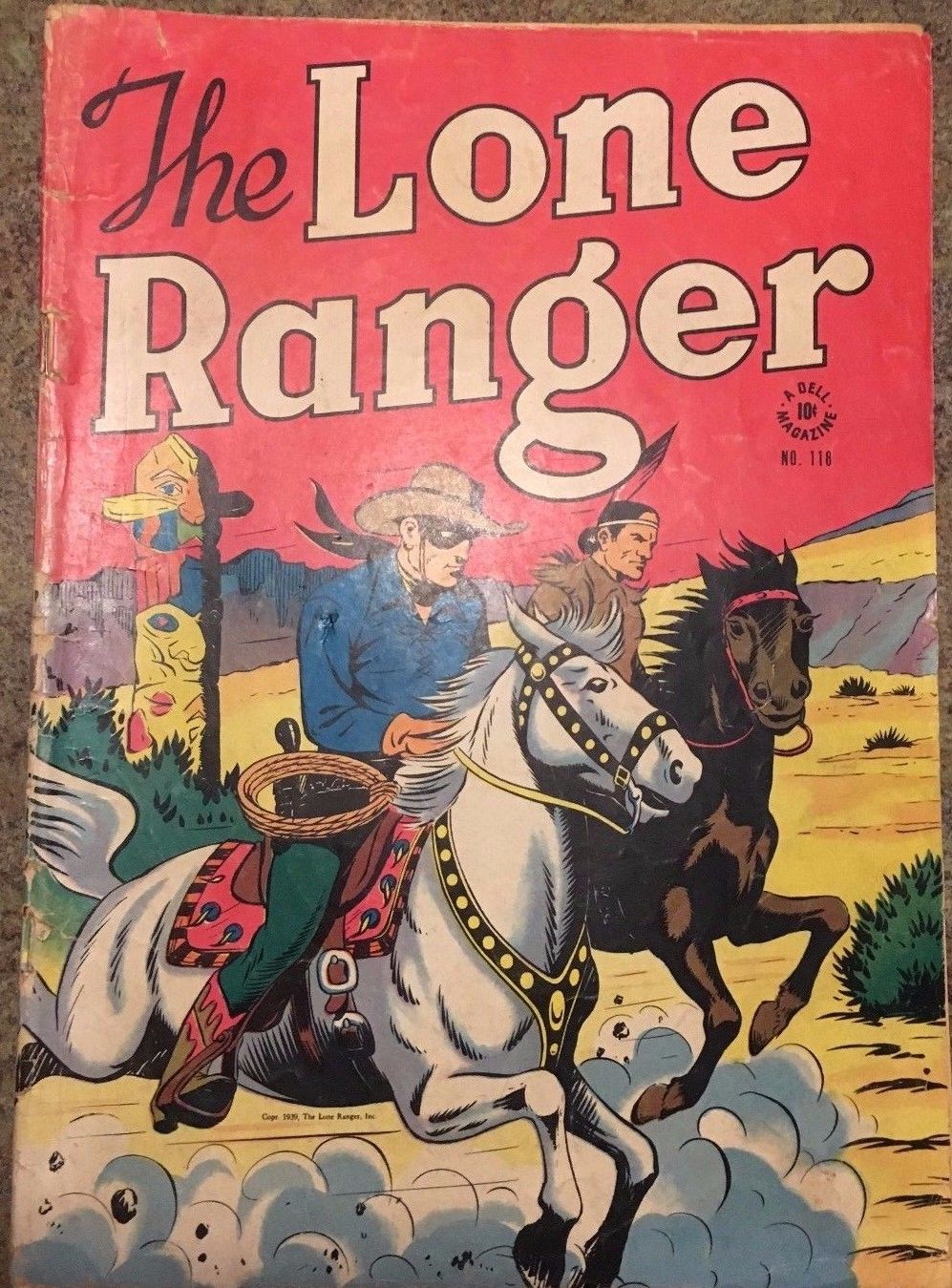 THE LONE RANGER (1946) Dell Four Color Comics #118 VG+