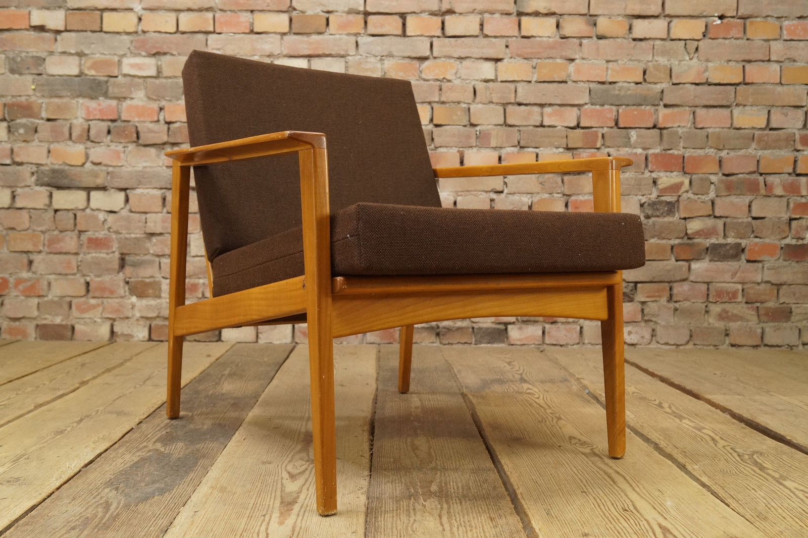 60s 2x EASY CHAIR DANISH ARMCHAIR PAIR ARMCHAIRS FAUTEUIL Vintage Mid-Century 4