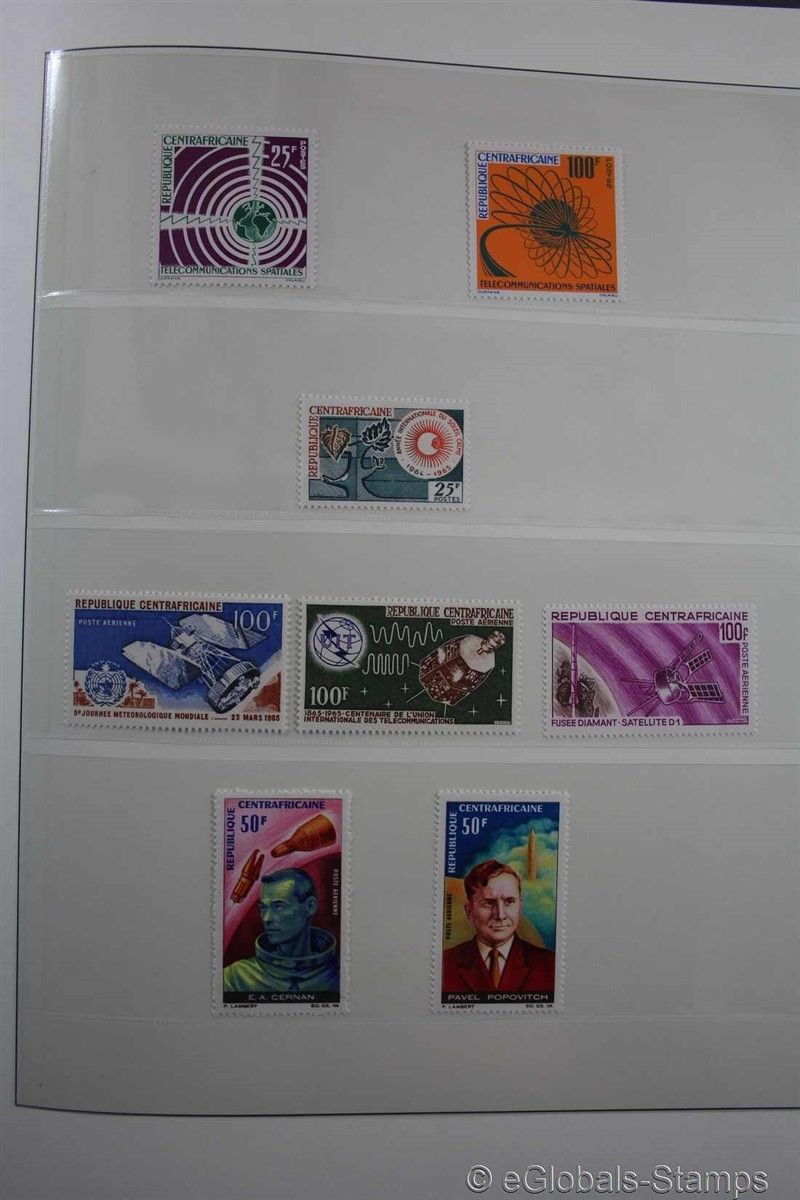 SPACE AFRICA 14 Albums MNH Stamp Collection Topical 2 BOX Dealer Imperforated