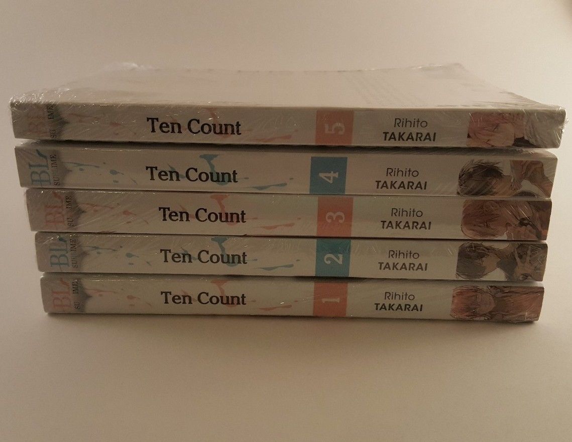 *NEW*  Ten Count set complete vol 1 - 5 YAOI Manga English BL Boy Love