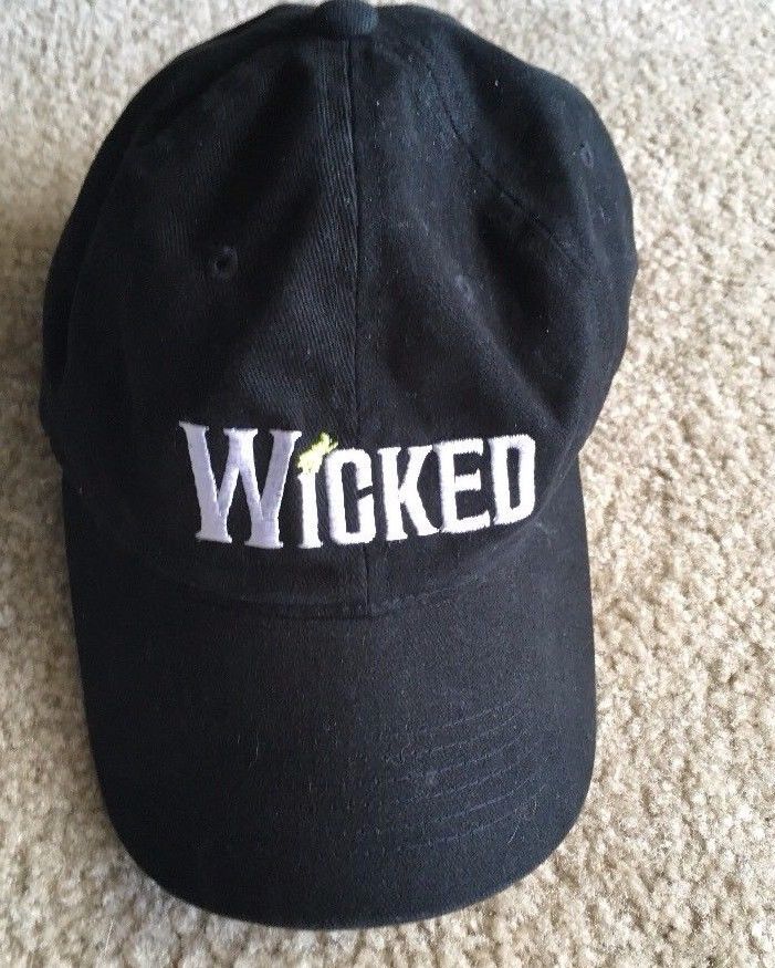 Wicked the Broadway Musical Defy Gravity Baseball Cap Hat Black Adjustable