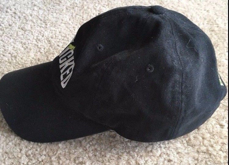 Wicked the Broadway Musical Defy Gravity Baseball Cap Hat Black Adjustable