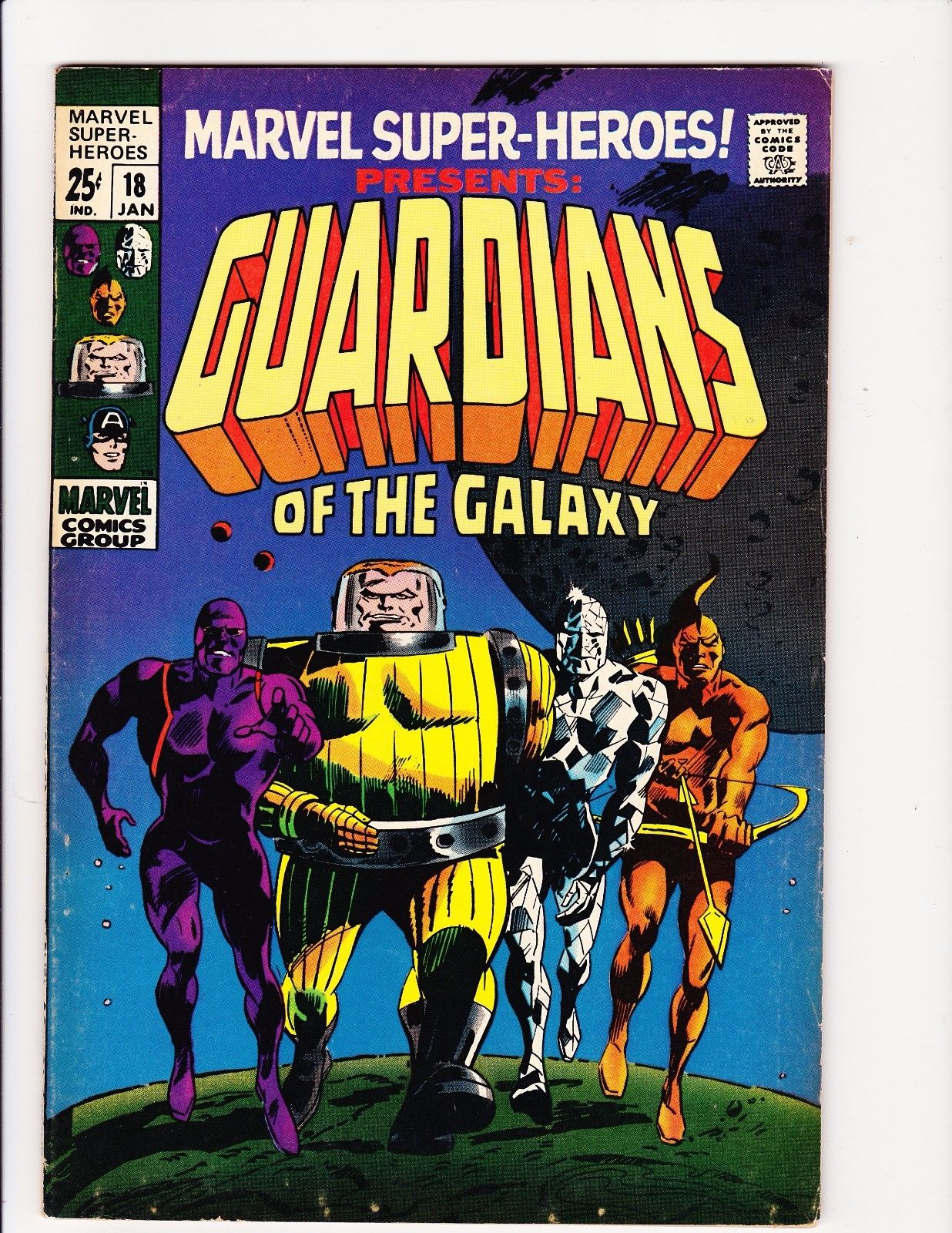 MARVEL SUPER-HEROES #18 1969  1ST APPEARANCE GUARDIANS OF THE GALAXY GOTG COMIC