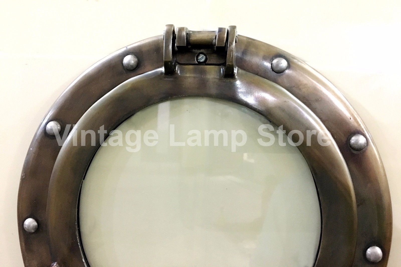 11" Maritime Antique Porthole Round Window Glass Nautical Boat Ship Porth Decor