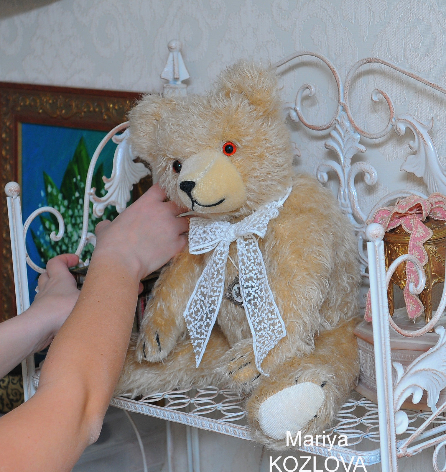 PDF Sewing Pattern Antique 1930 Teddy Bear 20 inch (50cm) KOZLOVA Artist design