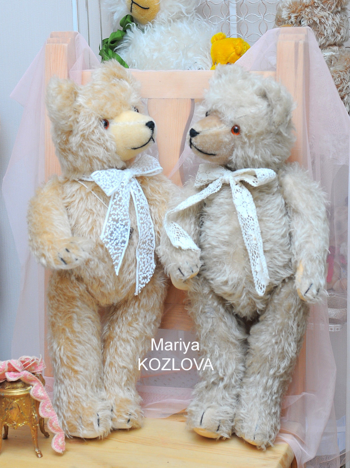 PDF Sewing Pattern Antique 1930 Teddy Bear 20 inch (50cm) KOZLOVA Artist design