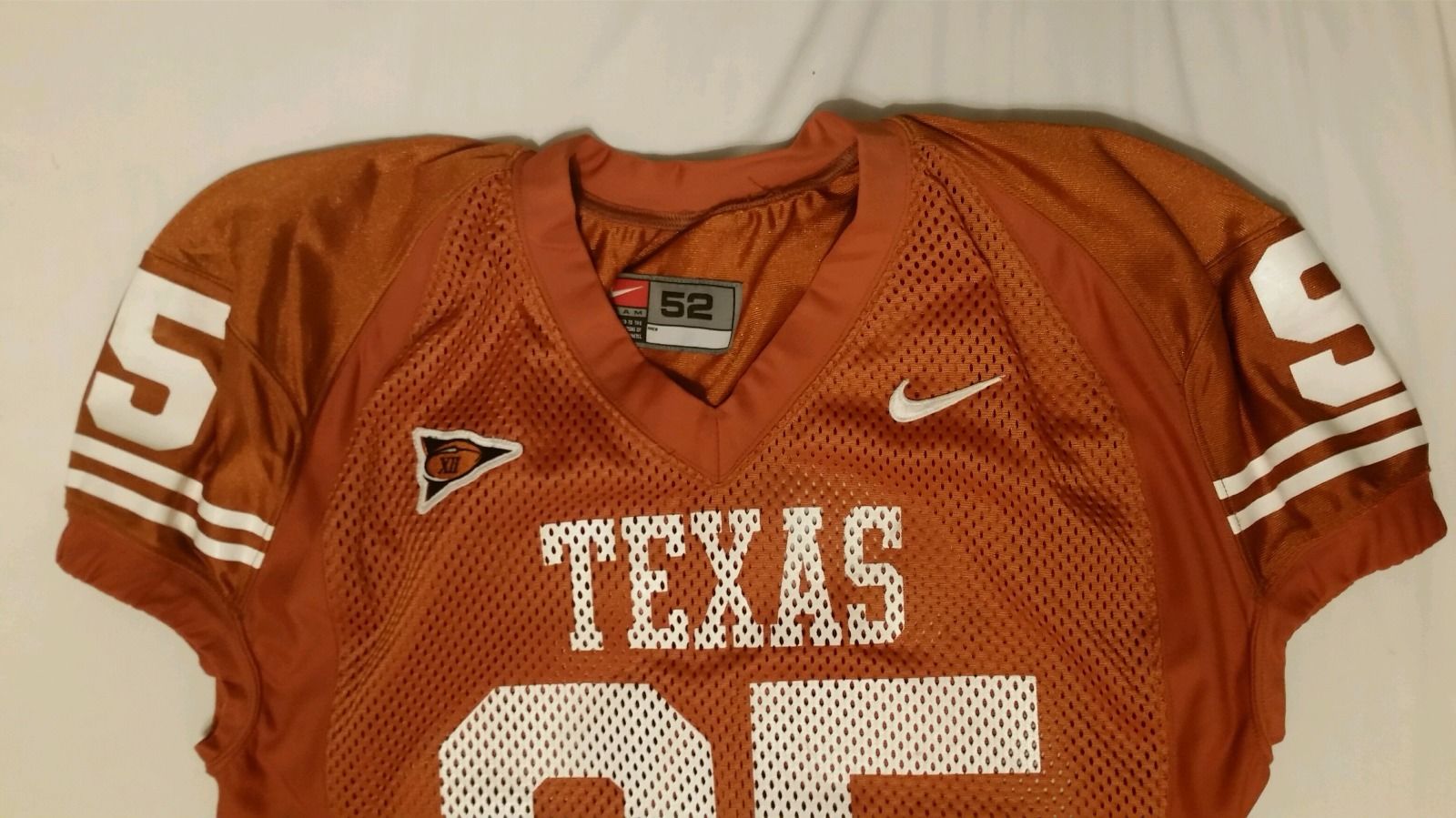 Texas Longhorns Football Jersey (Rare NIKE Generation 1) - Game Worn - Game Used