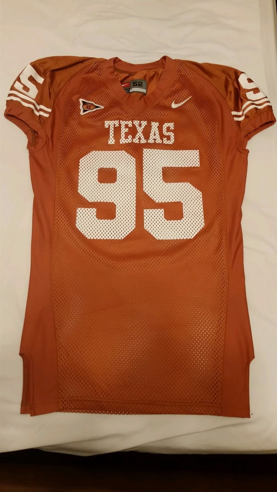 Texas Longhorns Football Jersey (Rare NIKE Generation 1) - Game Worn - Game Used