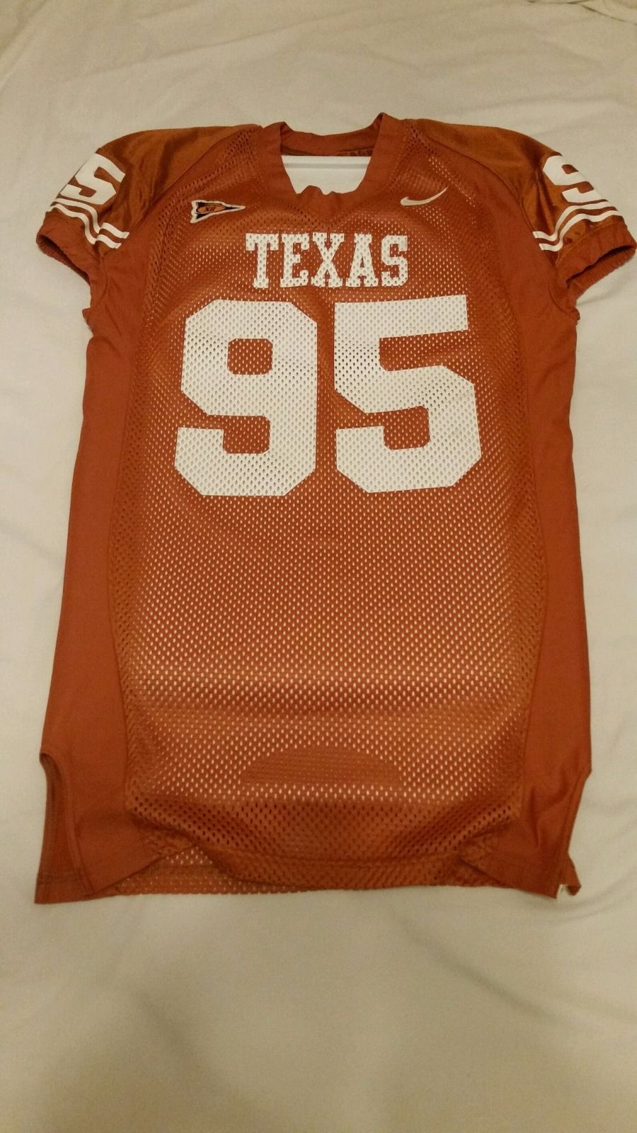 Texas Longhorns Football Jersey (Rare NIKE Generation 1) - Game Worn - Game Used