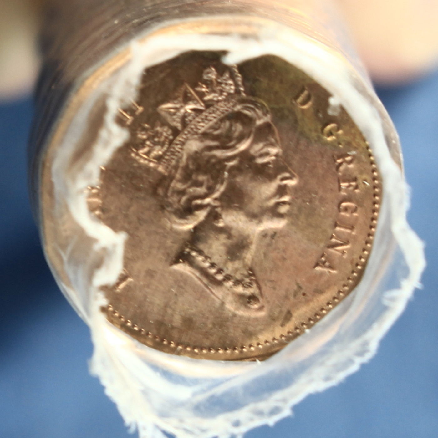 Canada 1991 Original Mint Roll of Pennies   1