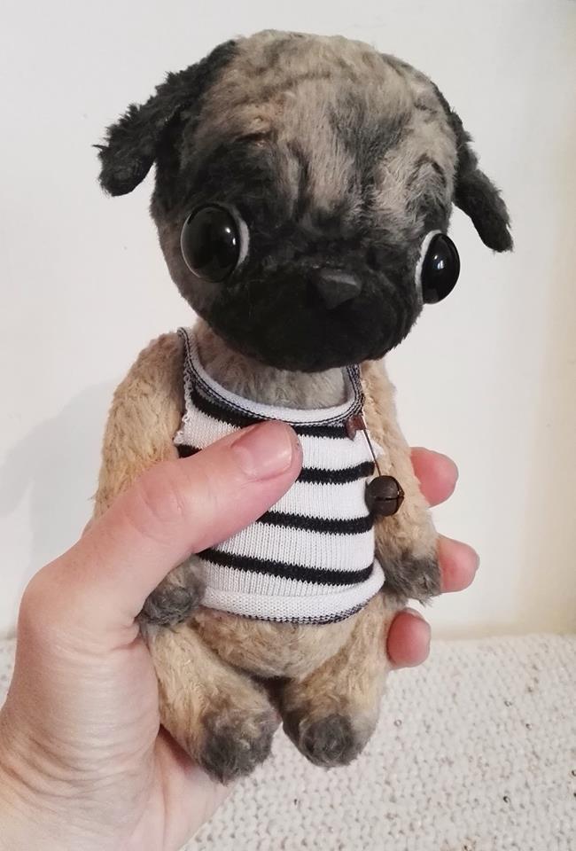 Sewing Pattern For 7,8 Inch Pug PDF or Paper Read Description Inside Listing