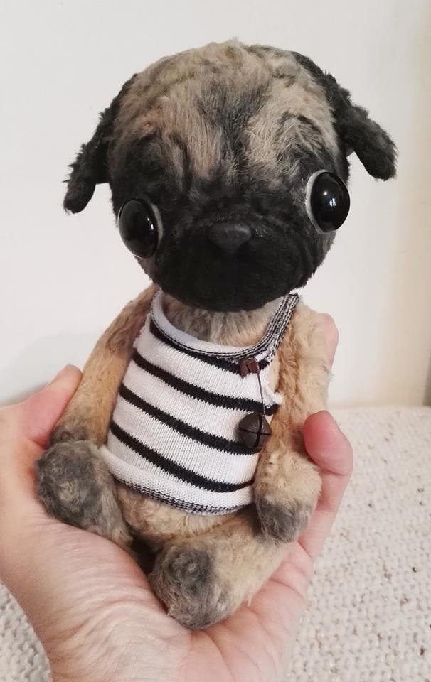 Sewing Pattern For 7,8 Inch Pug PDF or Paper Read Description Inside Listing