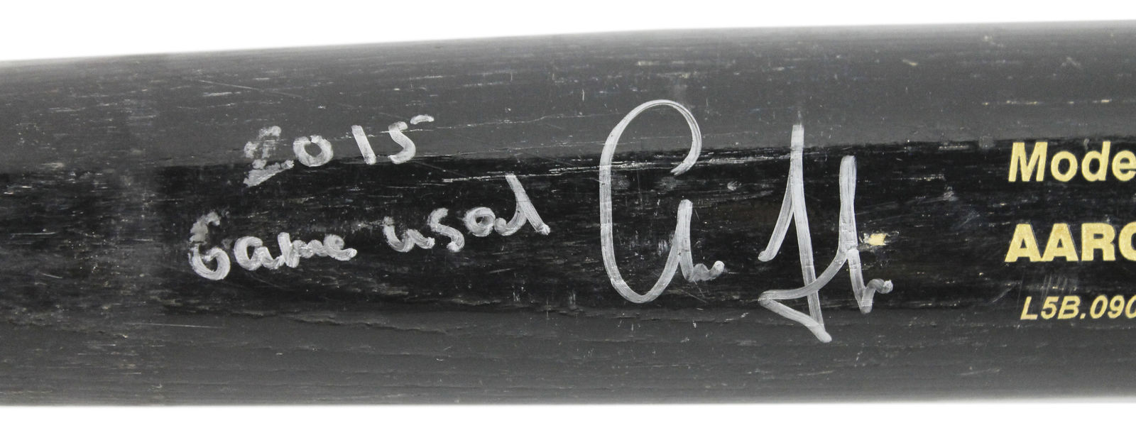 Yankees Aaron Judge "Game Used 2015" Signed Game Used Bat Graded 9! PSA #1B14381