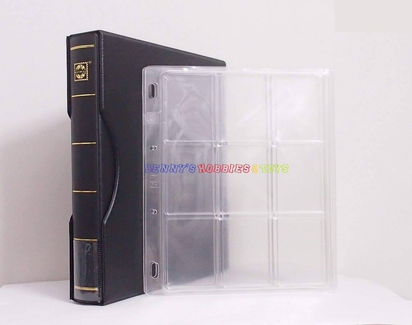 Slabs Album (4 Ring) w/ Slipcase + 4 Encap Stock Pages For PCGS NGC Slabs Holder