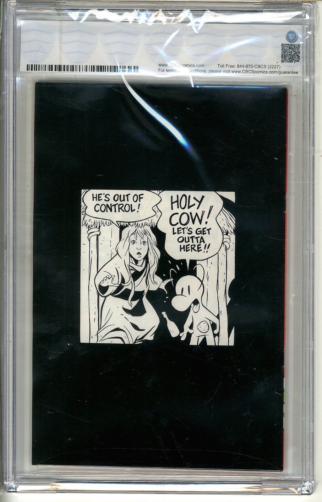 Bone  #3  CBCS  9.4  NM  White Pages 1st Comic Appearance of  Gran'ma Ben