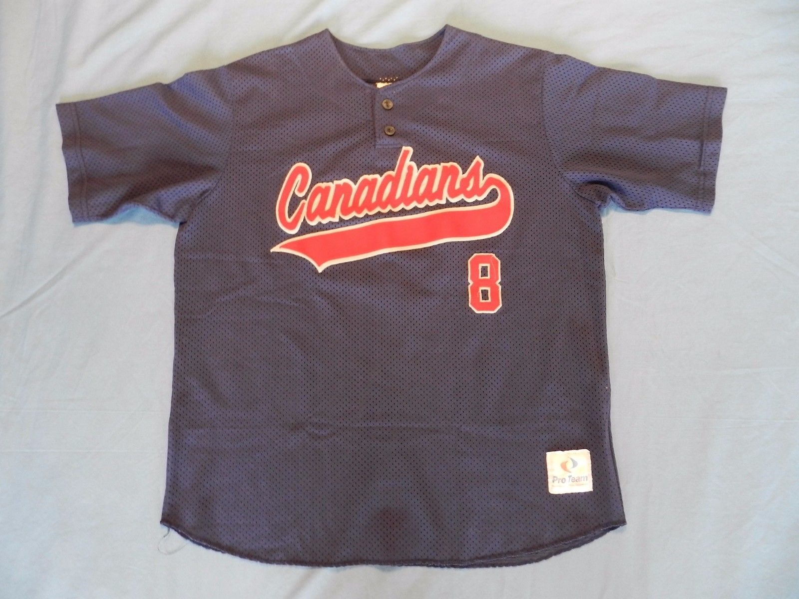 Vancouver Canadians 1980's-1990's game used jersey