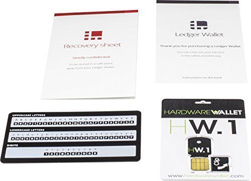 Ledger wallet hardware wallet HW.1 for bitcoin BTC Secure cold storage