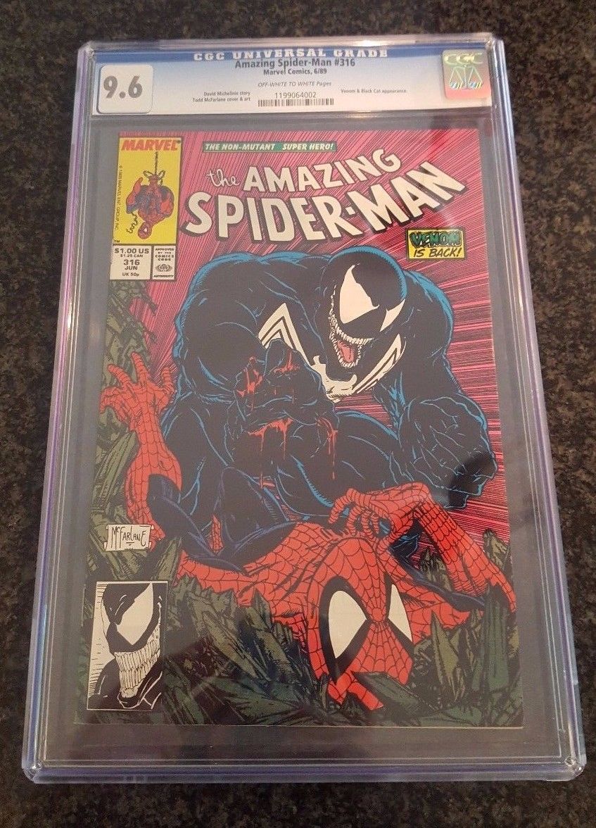 Amazing Spider-Man #316 CGC 9.6 (1989) VENOM & Black Cat App. Marvel Comics