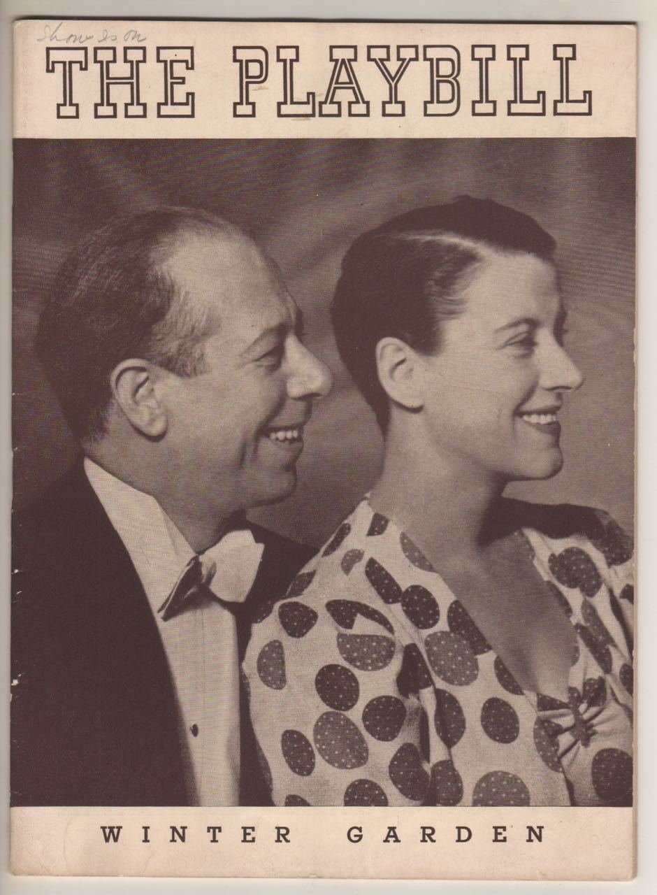 Bert Lahr & Beatrice Lillie  "The Show Is On"  Playbill  1937  Vincente Minnelli