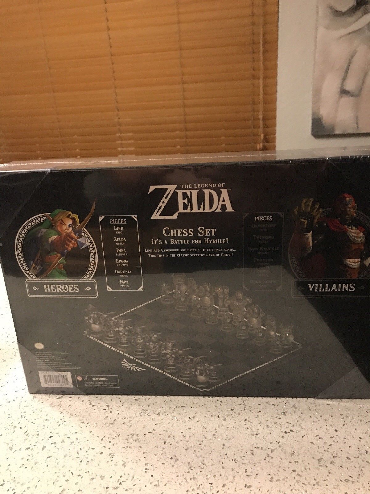 Zelda Chess Set GameStop Exclusive Breath Of The Wild