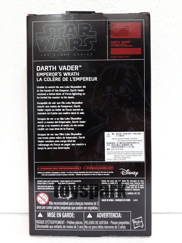 STAR WARS Black Series 6" DARTH VADER EMPEROR'S WRATH Walgreens Exclusive figure