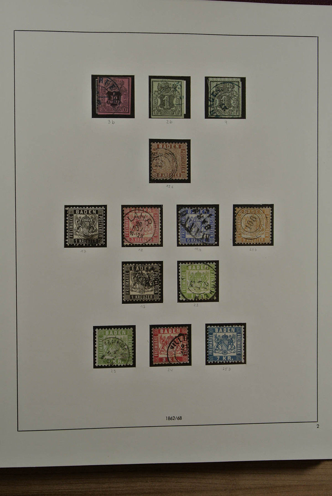 Lot 23501 Collection stamps of Old German States.