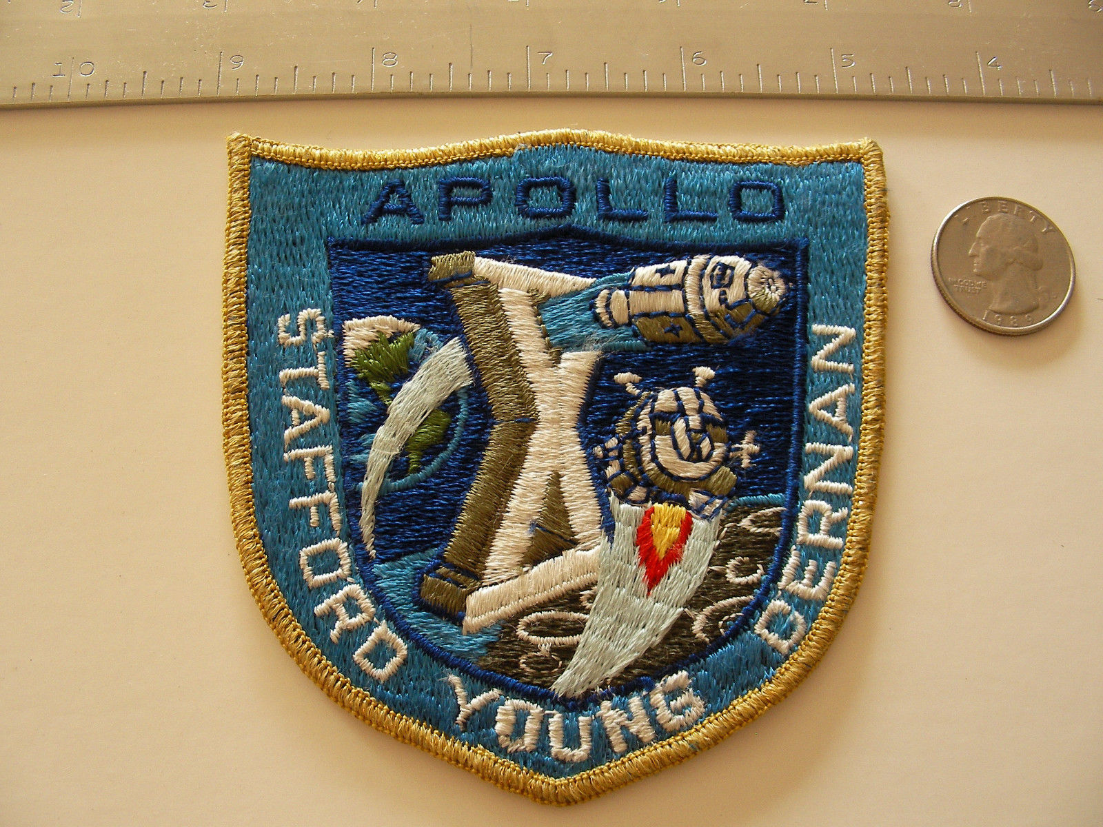 Vintage/Original Apollo X (10) "Grumman" Crew Patch Space NASA `