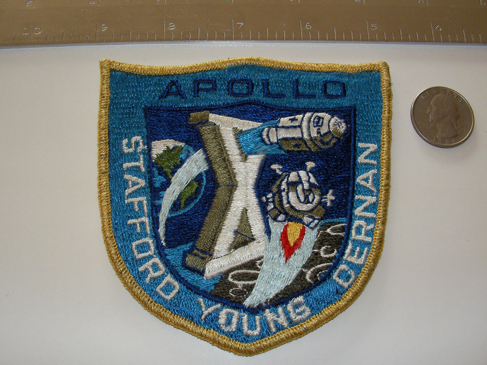 Vintage/Original Apollo X (10) "Grumman" Crew Patch Space NASA `